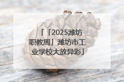 「2025潍坊职教周」潍坊市工业学校大放异彩