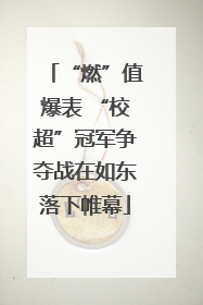 “燃”值爆表 “校超”冠军争夺战在如东落下帷幕