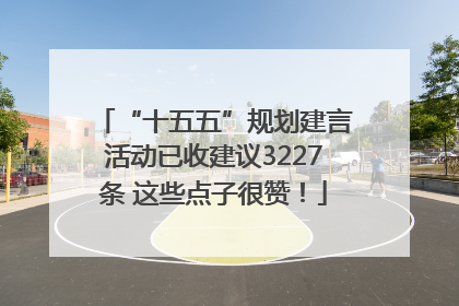 “十五五”规划建言活动已收建议3227条 这些点子很赞！