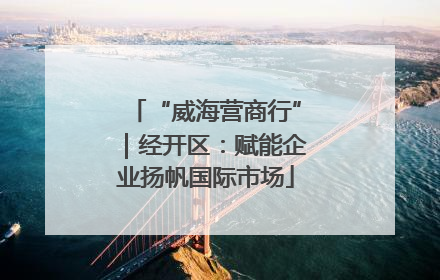 “威海营商行”｜经开区：赋能企业扬帆国际市场