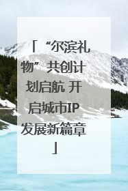 “尔滨礼物”共创计划启航 开启城市IP发展新篇章