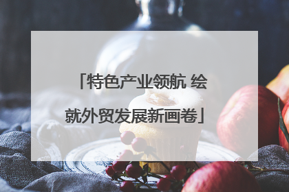 特色产业领航 绘就外贸发展新画卷