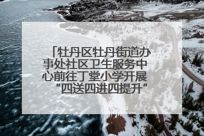牡丹区牡丹街道办事处社区卫生服务中心前往丁堂小学开展“四送四进四提升”及无烟日宣传活动