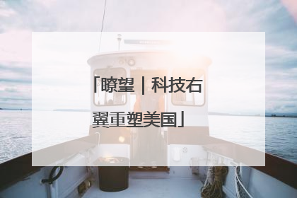 瞭望｜科技右翼重塑美国