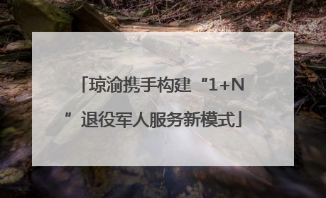 琼渝携手构建“1+N”退役军人服务新模式