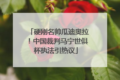 硬刚名帅瓜迪奥拉！中国裁判马宁世俱杯执法引热议