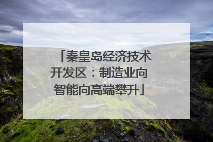 秦皇岛经济技术开发区：制造业向智能向高端攀升