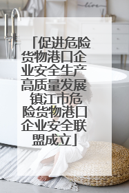 促进危险货物港口企业安全生产高质量发展 镇江市危险货物港口企业安全联盟成立