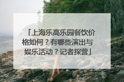 上海乐高乐园餐饮价格如何？有哪些演出与娱乐活动？记者探营