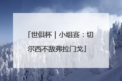 世俱杯｜小组赛：切尔西不敌弗拉门戈
