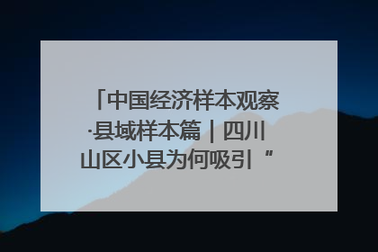 中国经济样本观察·县域样本篇｜四川山区小县为何吸引“村播”扎堆？