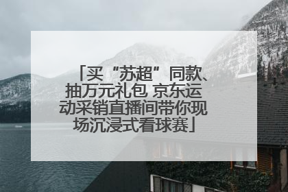 买“苏超”同款、抽万元礼包 京东运动采销直播间带你现场沉浸式看球赛