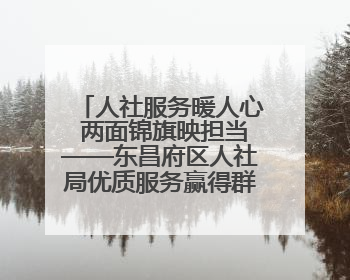 人社服务暖人心 两面锦旗映担当——东昌府区人社局优质服务赢得群众双赞誉