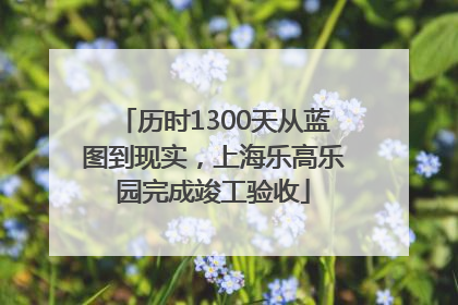 历时1300天从蓝图到现实，上海乐高乐园完成竣工验收