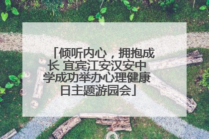 倾听内心，拥抱成长 宜宾江安汉安中学成功举办心理健康日主题游园会