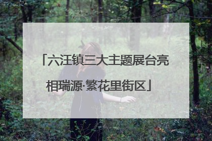 六汪镇三大主题展台亮相瑞源·繁花里街区
