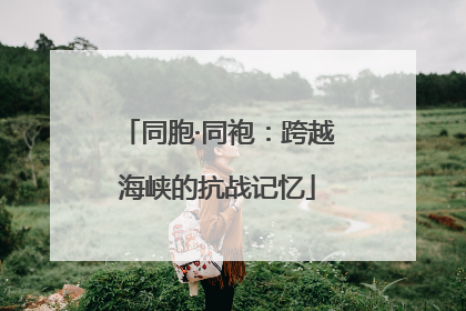 同胞·同袍：跨越海峡的抗战记忆