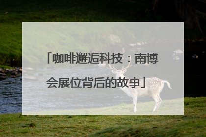 咖啡邂逅科技：南博会展位背后的故事