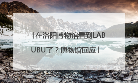 在洛阳博物馆看到LABUBU了？博物馆回应