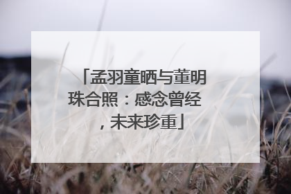 孟羽童晒与董明珠合照：感念曾经，未来珍重
