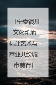 宁夏银川 文化新地标让艺术与商业共绘城市美育