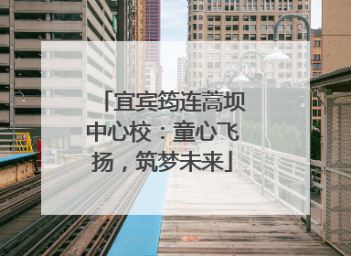 宜宾筠连蒿坝中心校：童心飞扬，筑梦未来