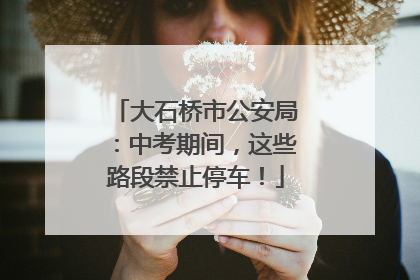 大石桥市公安局：中考期间，这些路段禁止停车！