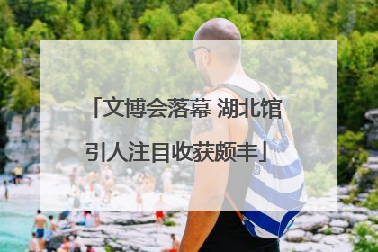 文博会落幕 湖北馆引人注目收获颇丰
