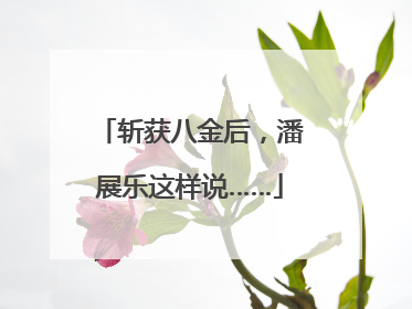 斩获八金后，潘展乐这样说……