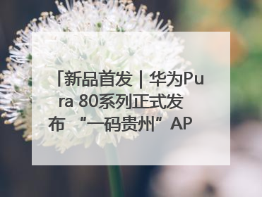 新品首发｜华为Pura 80系列正式发布 “一码贵州”APP抢先开售！