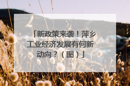 新政策来袭！萍乡工业经济发展有何新动向？（图）