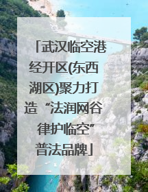 武汉临空港经开区(东西湖区)聚力打造“法润网谷 律护临空”普法品牌