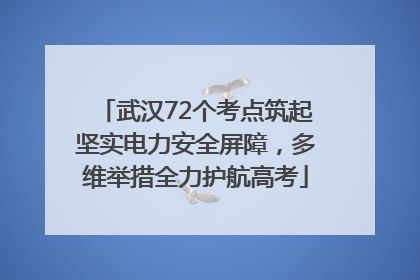 武汉72个考点筑起坚实电力安全屏障，多维举措全力护航高考