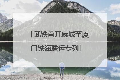武铁首开麻城至厦门铁海联运专列