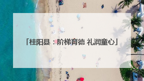 桂阳县：阶梯育德 礼润童心