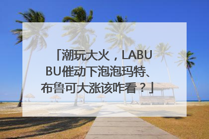 潮玩大火，LABUBU催动下泡泡玛特、布鲁可大涨该咋看？