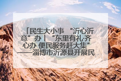民生大小事 “沂心沂意”办丨“东里有礼·齐心办 便民服务赶大集”——淄博市沂源县开展民生政策宣传活动