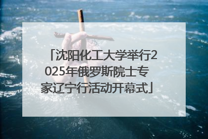 沈阳化工大学举行2025年俄罗斯院士专家辽宁行活动开幕式