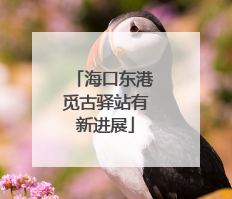 海口东港觅古驿站有新进展