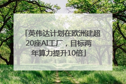 英伟达计划在欧洲建超20座AI工厂，目标两年算力提升10倍