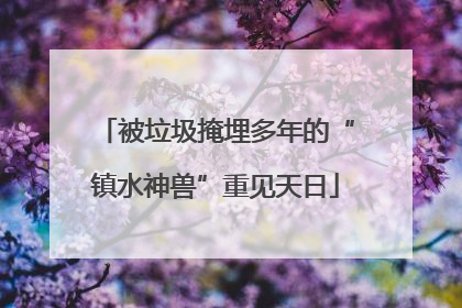 被垃圾掩埋多年的“镇水神兽”重见天日