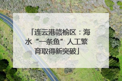 连云港赣榆区：海水“一条鱼”人工繁育取得新突破