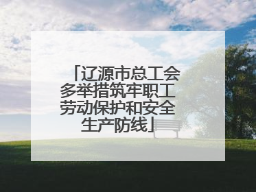 辽源市总工会多举措筑牢职工劳动保护和安全生产防线