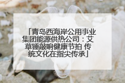 青岛西海岸公用事业集团能源供热公司：艾草锤敲响健康节拍 传统文化在指尖传承