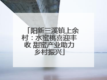 阳新三溪镇上余村：水蜜桃喜迎丰收 甜蜜产业助力乡村振兴
