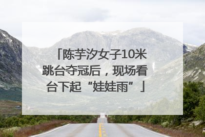 陈芋汐女子10米跳台夺冠后，现场看台下起“娃娃雨”