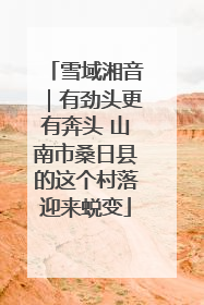雪域湘音｜有劲头更有奔头 山南市桑日县的这个村落迎来蜕变