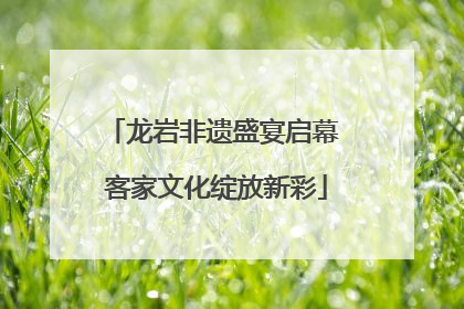 龙岩非遗盛宴启幕 客家文化绽放新彩