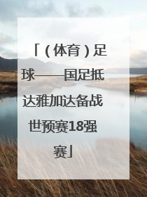 （体育）足球——国足抵达雅加达备战世预赛18强赛