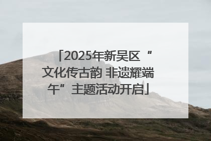 2025年新吴区“文化传古韵 非遗耀端午”主题活动开启